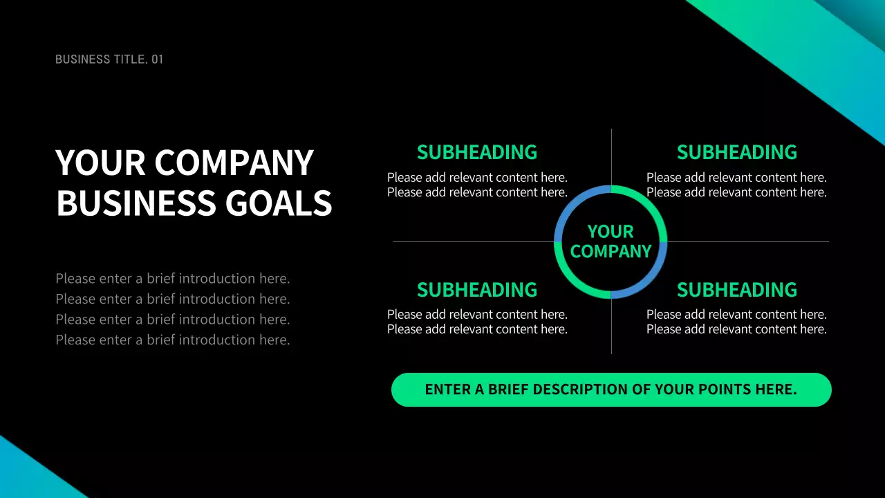 Black Modern Business Presentation