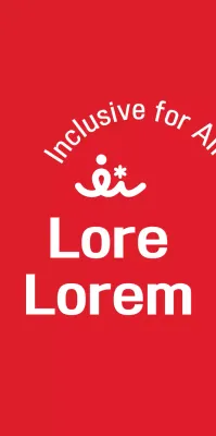 Simple government center souvenirs with red and white symbols