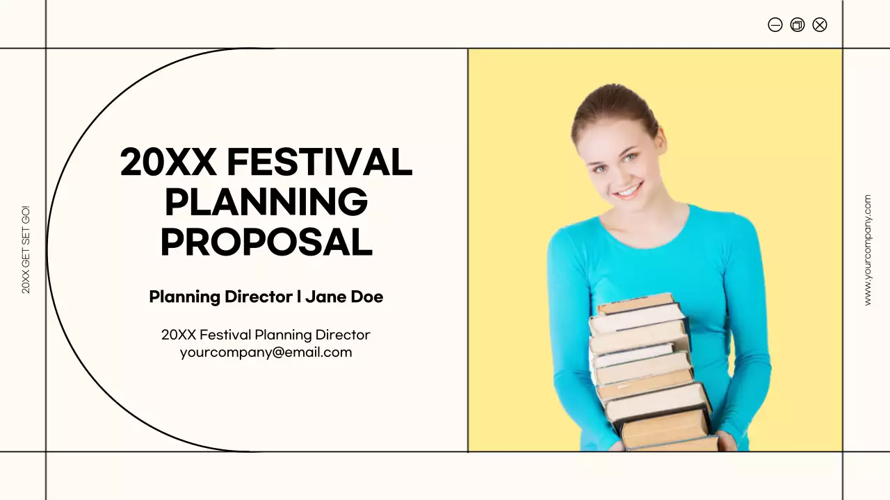 Beige Modern Festival Proposal Document Presentation