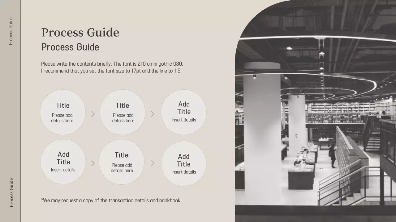 Proposal for a guest lecture about bookstores in beige and gray