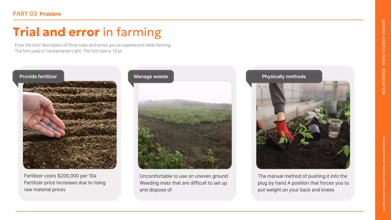 Orange Simple Farming Guide Presentation