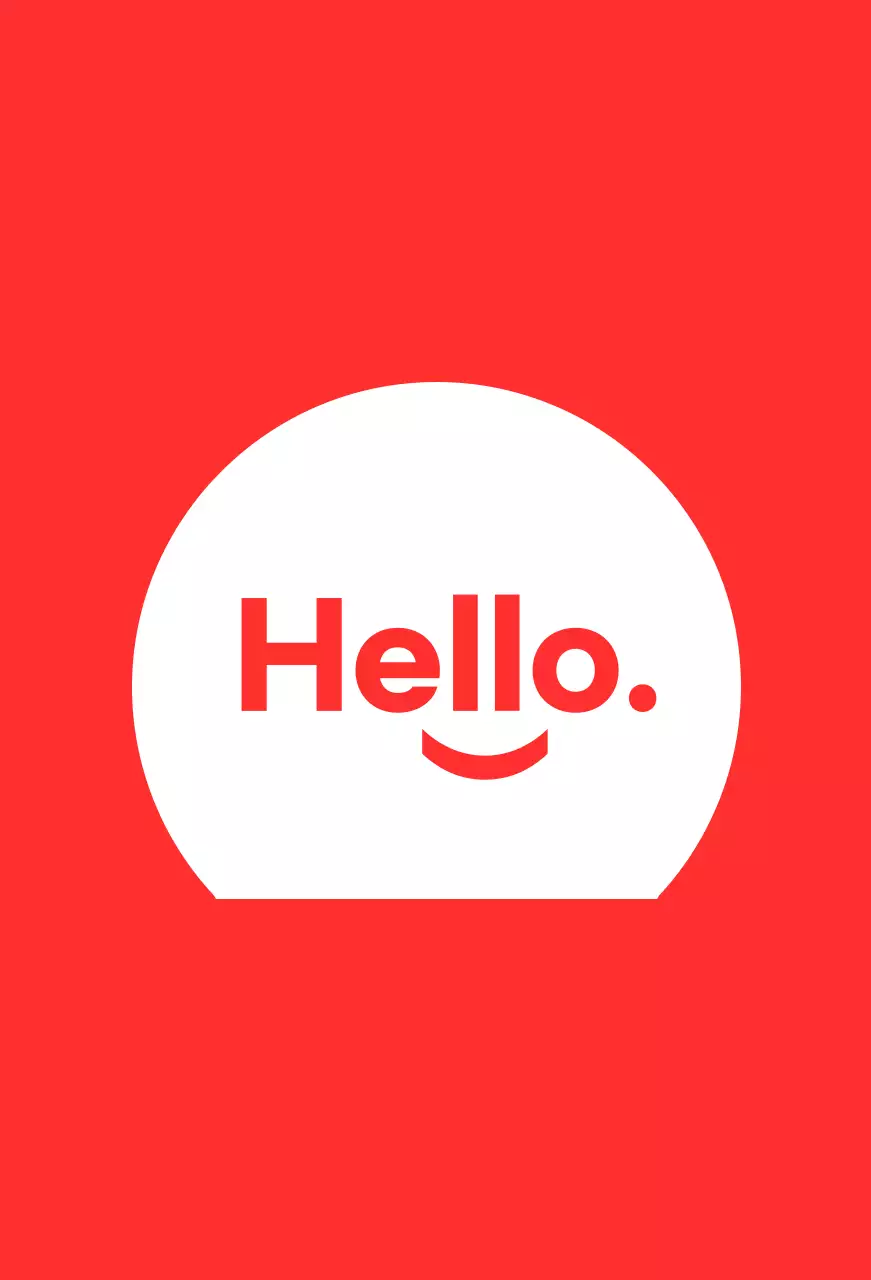 Tanda latar belakang merah smiley tanda baldt