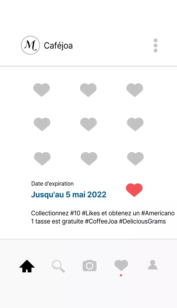 Coupon Tampon Instagram