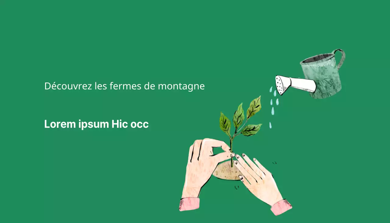 Carte de visite de ferme mignonne