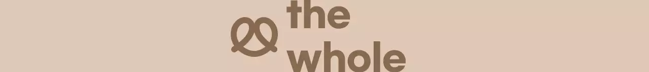 Untuk promosi kafe yang bersih dengan skema warna dan logo yang lembut