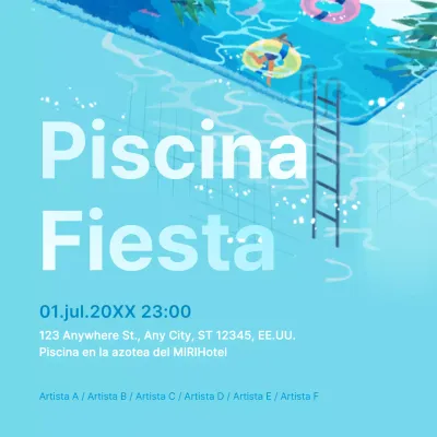 Fiestas en la piscina