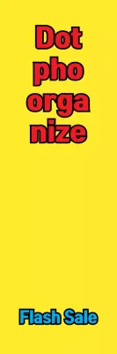 Banner amarelo de promoção de venda em negrito