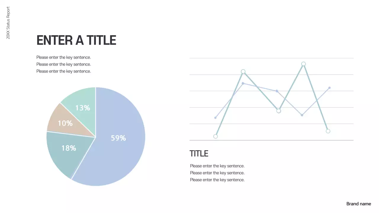 Blue Minimal Business Report Infographic