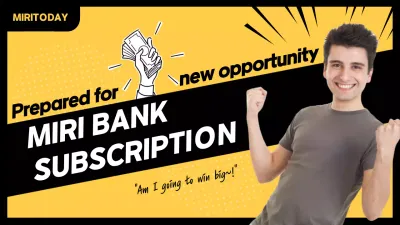 Yellow Modern Bank Promotion YouTube Thumbnail