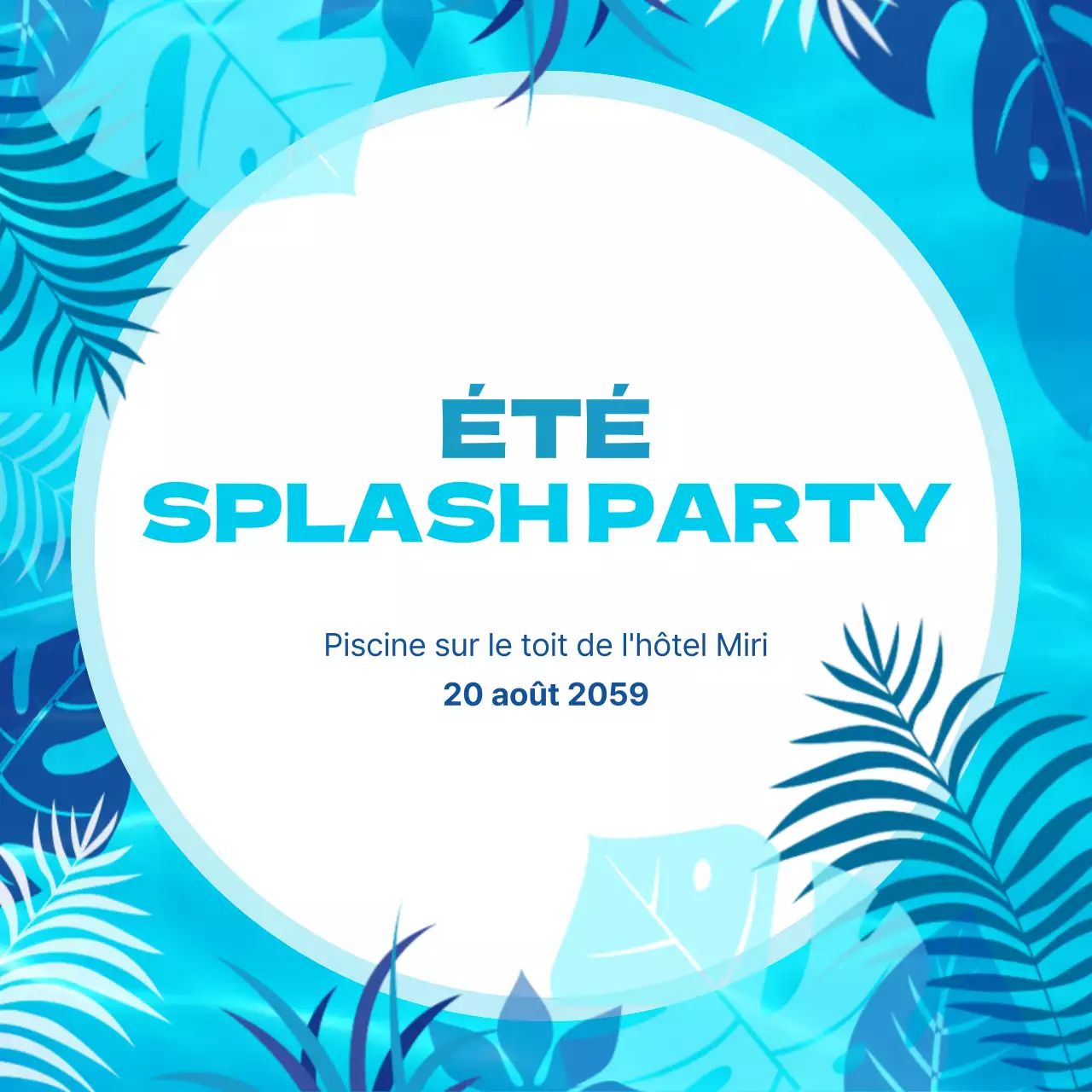 Fêtes au bord de la piscine