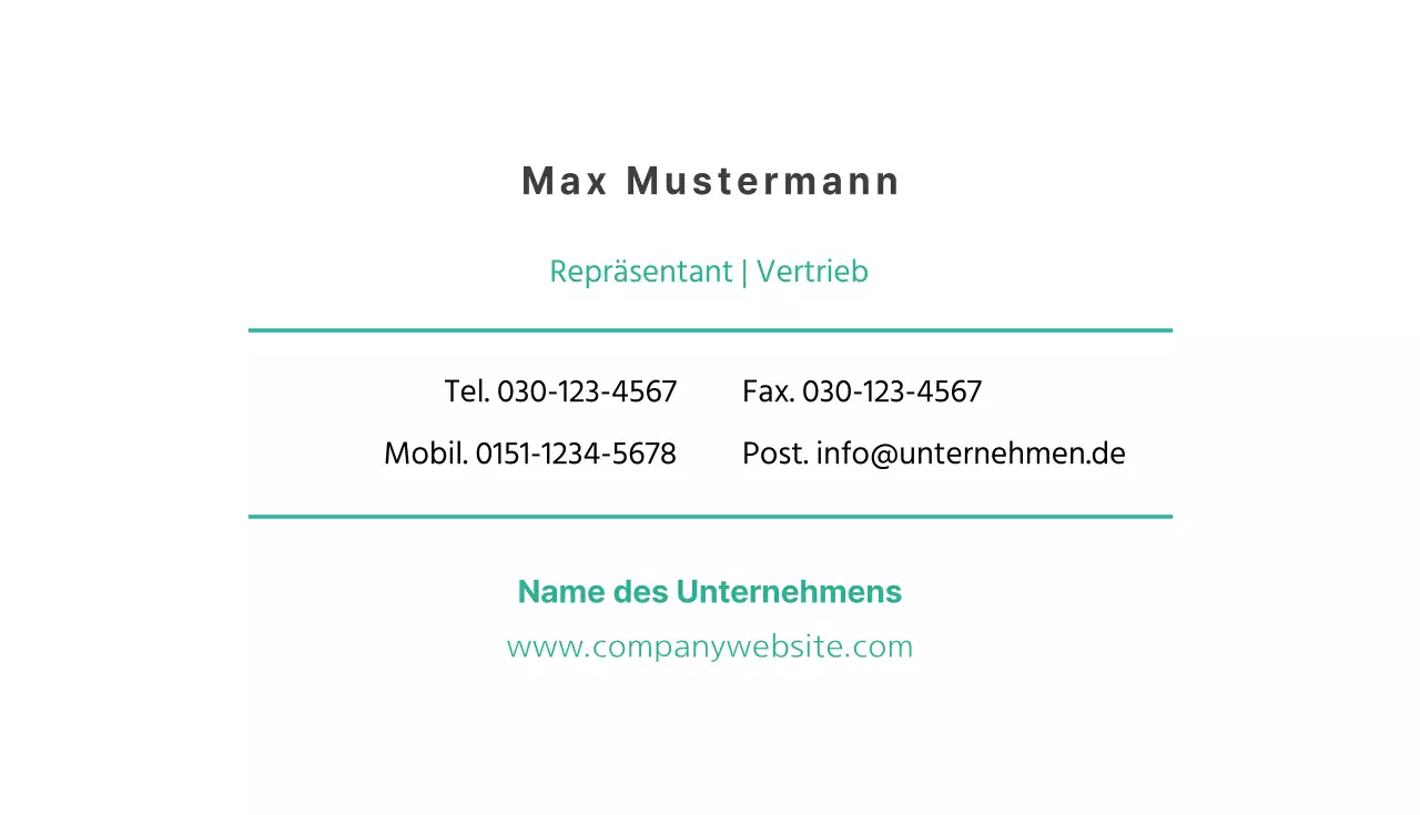 Illustrierte Visitenkarten