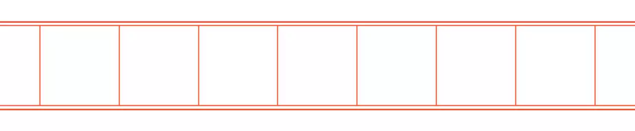 Clean plain style manuscript pattern in white and red