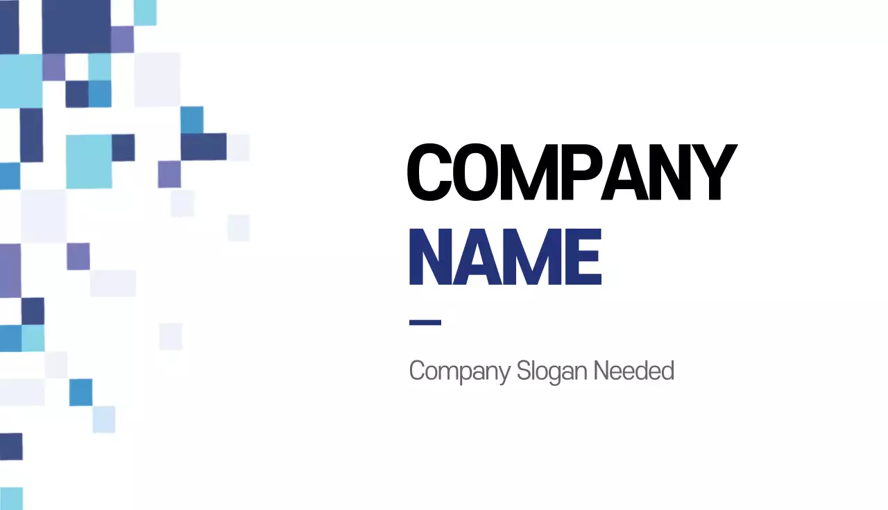 Blue Modern Business Card