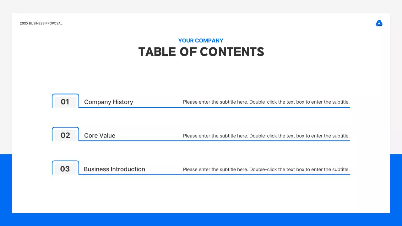 Blue Professional Business Presentation