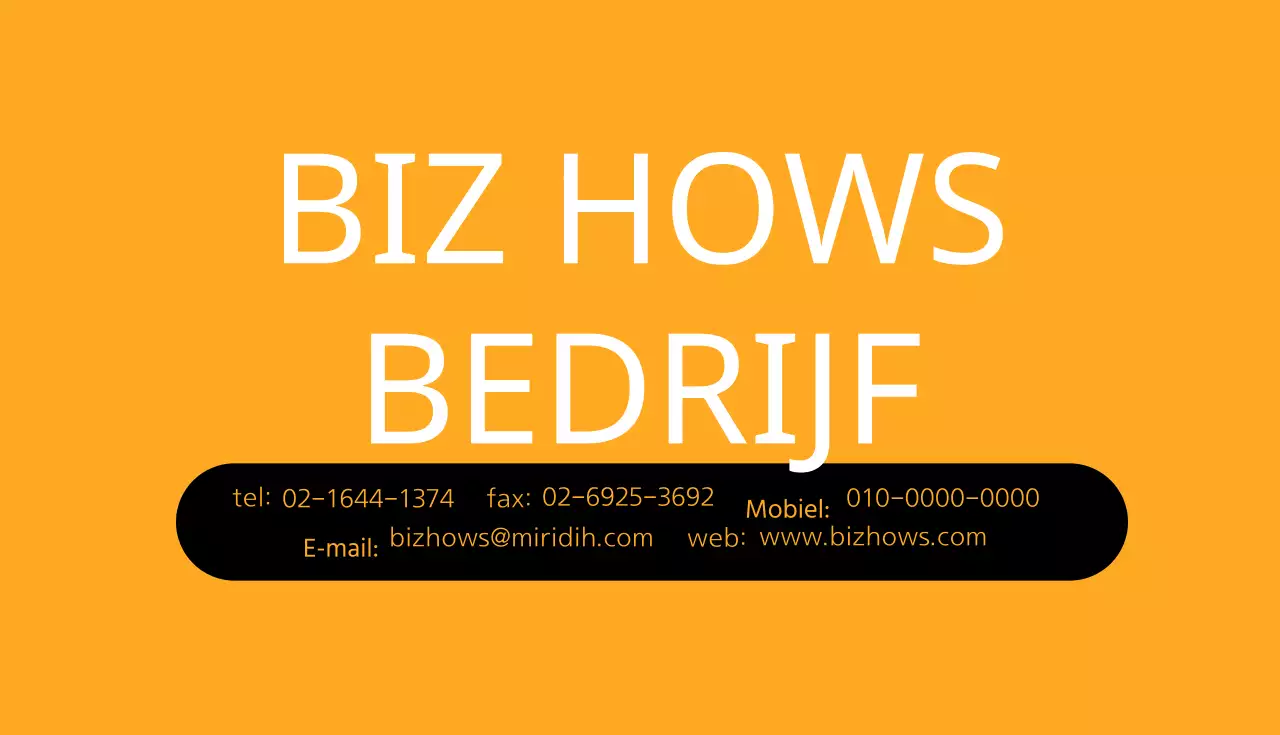 BizHouse Bedrijf