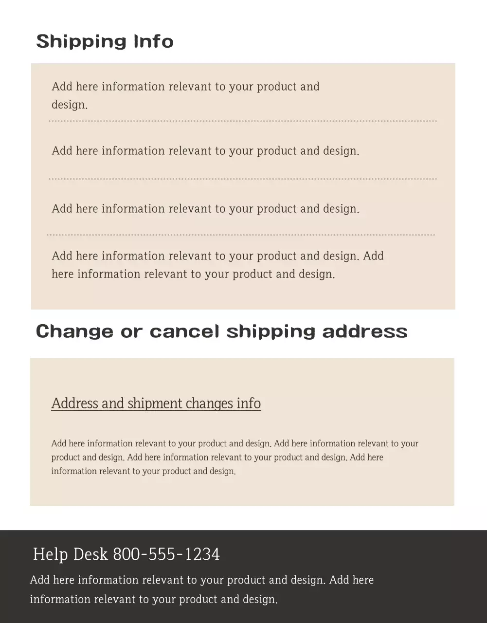 Poster Promosi Gandum Pedesaan Beige