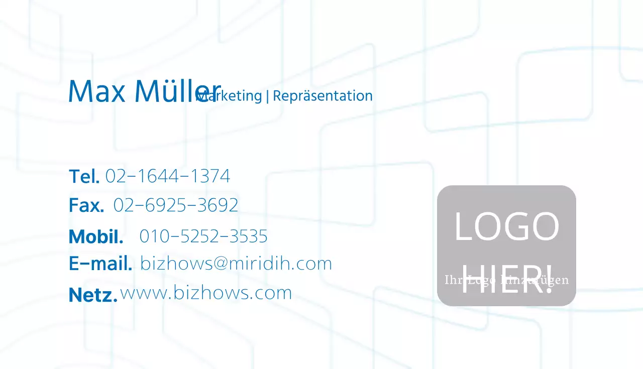 Visitenkarten für Unternehmen