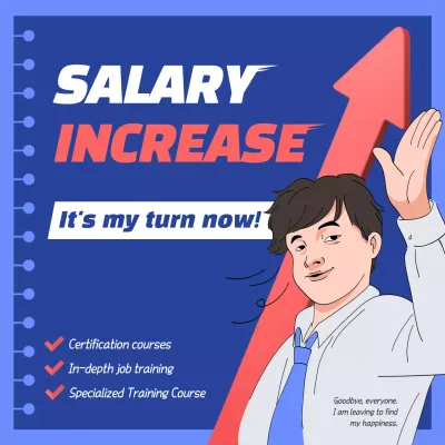 Blue Comic Career Promotion Instagram Post