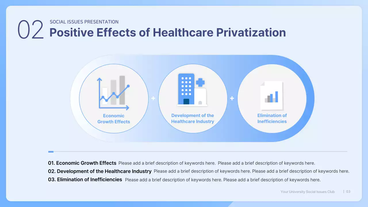 Blue Modern Healthcare Presentation