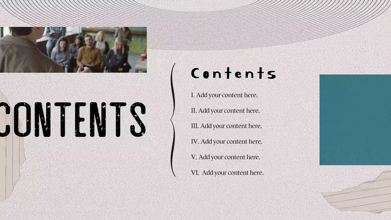 베이지 모던 스피치 가이드 프레젠테이션