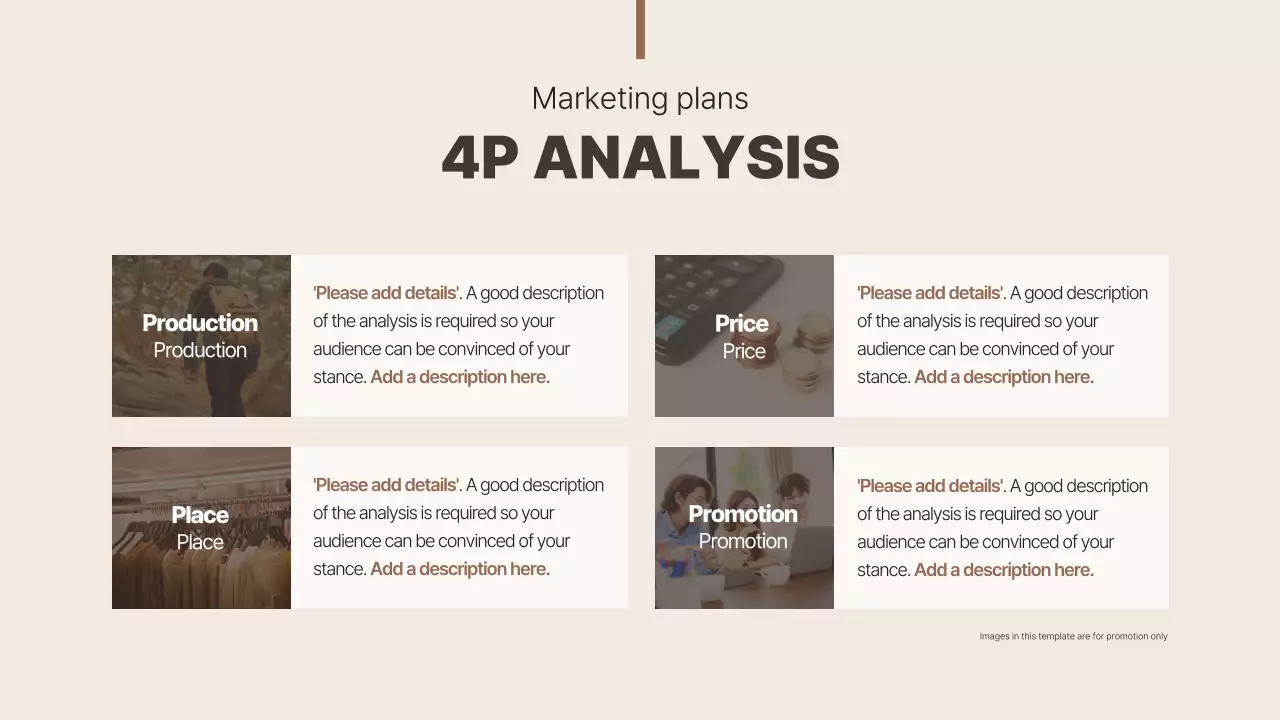 A brown, simple presentation for case study presentations
