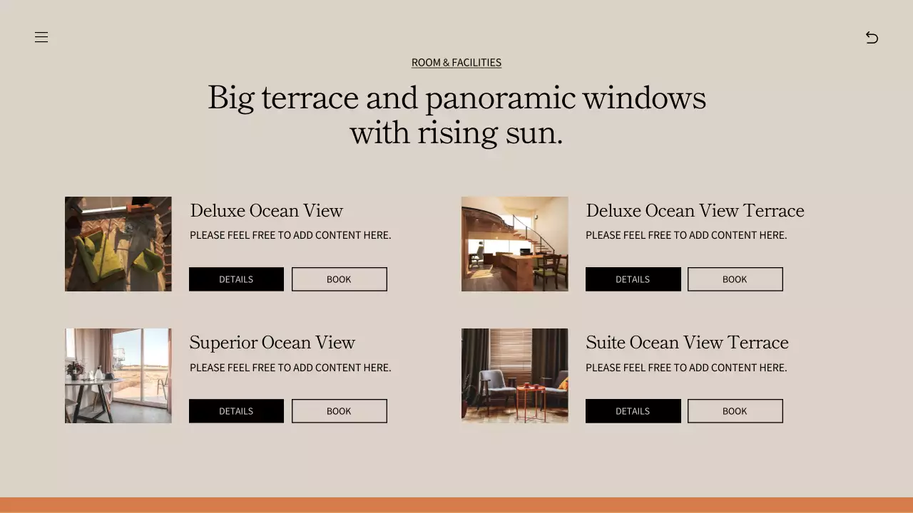 베이지 모던 선라이즈 프로모션 프리젠테이션