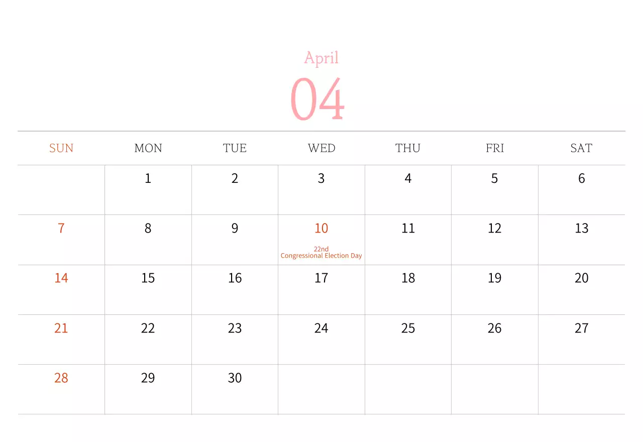 Stamp illustration with a warm concept