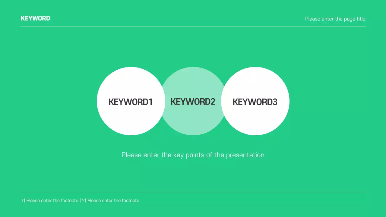 Market research presentations