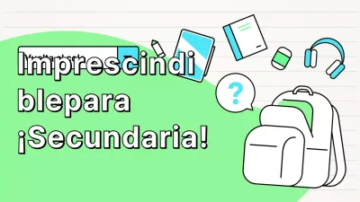 Verde claro y azul cielo lindo búsqueda de bolsa de estudiante de primer año de secundaria