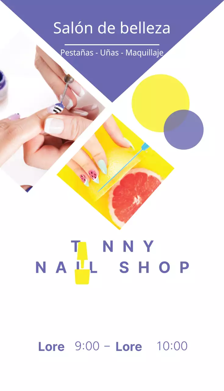 Pequeña tienda de uñas