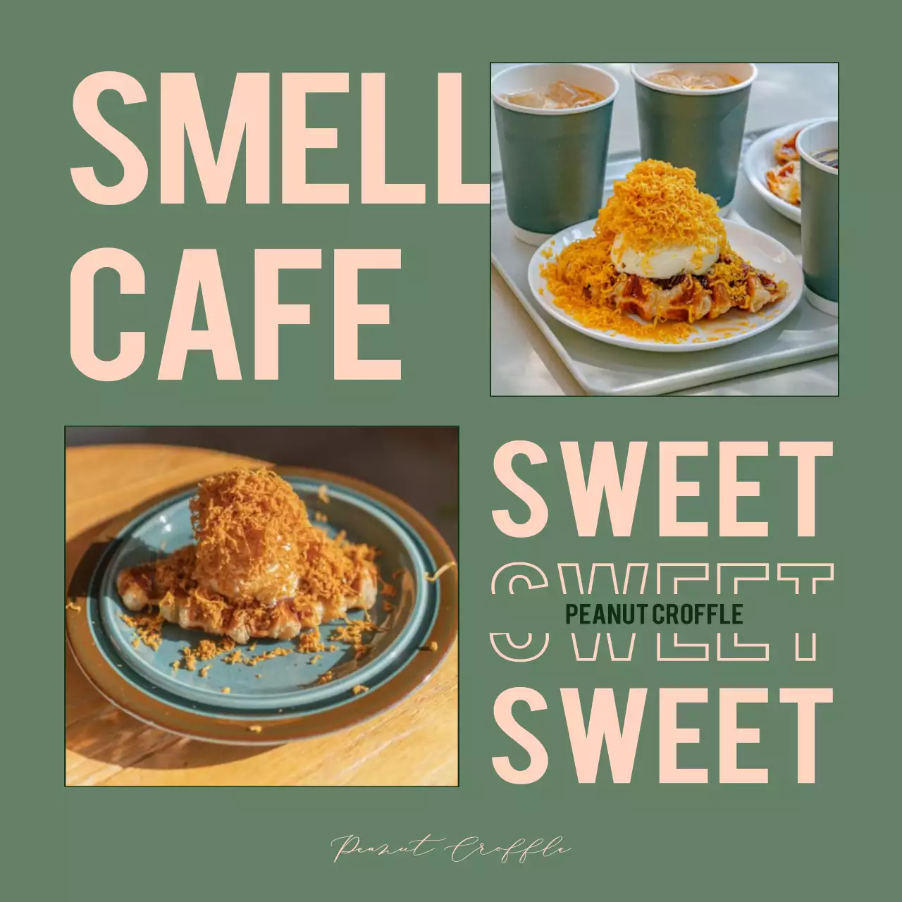 Promote menus with different layouts in green