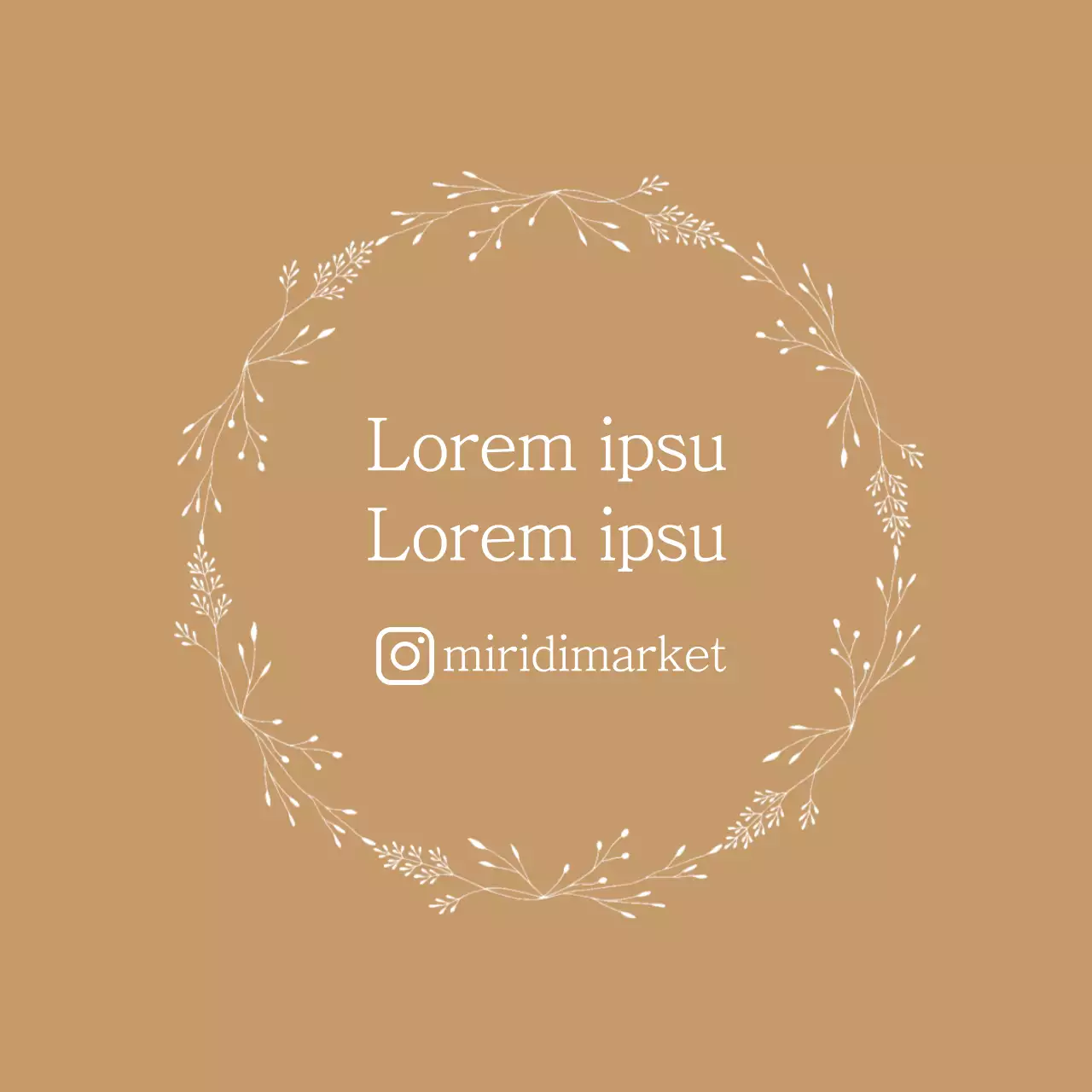 Nhãn cụm từ cảm xúc minh họa màu be