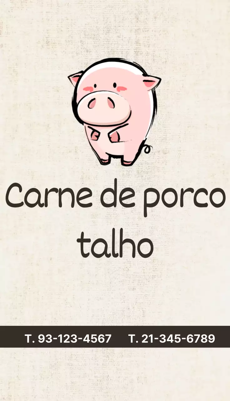 Talho de porco