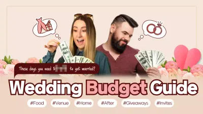 Beige Trendy Wedding Guide YouTube Thumbnail