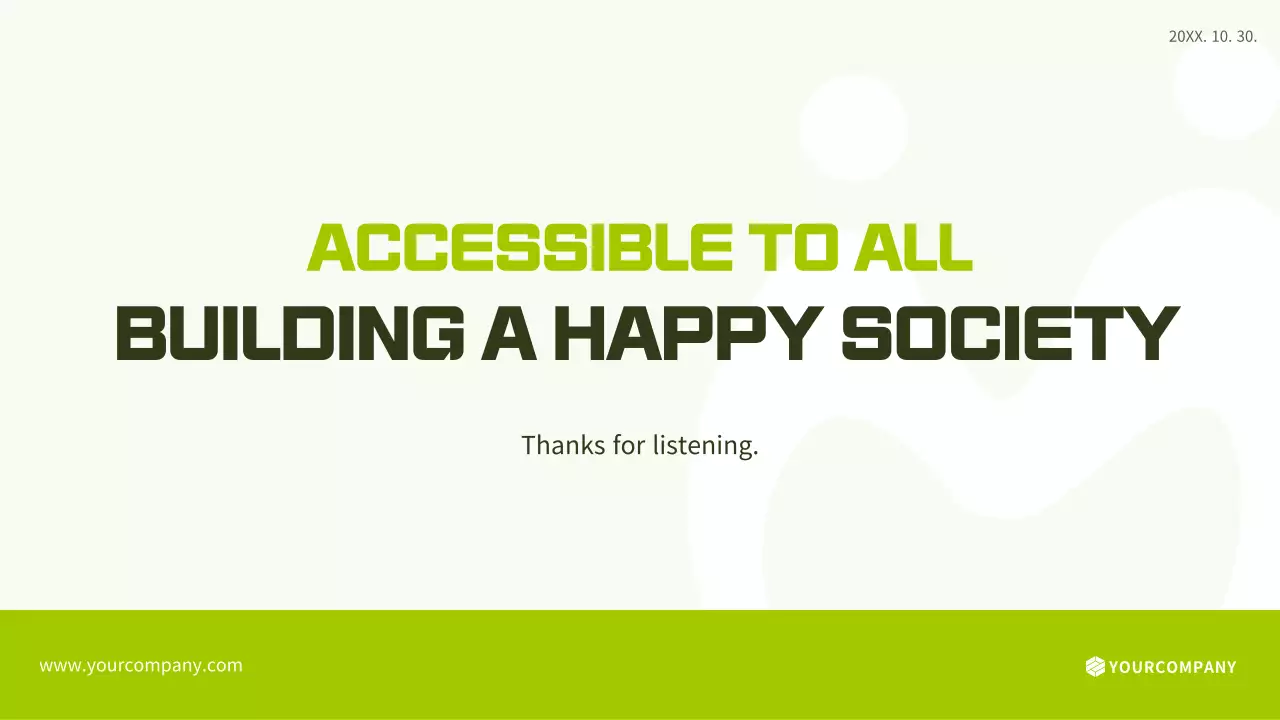 Bài thuyết trình hướng dẫn đào tạo khuyết tật hiện đại xanh