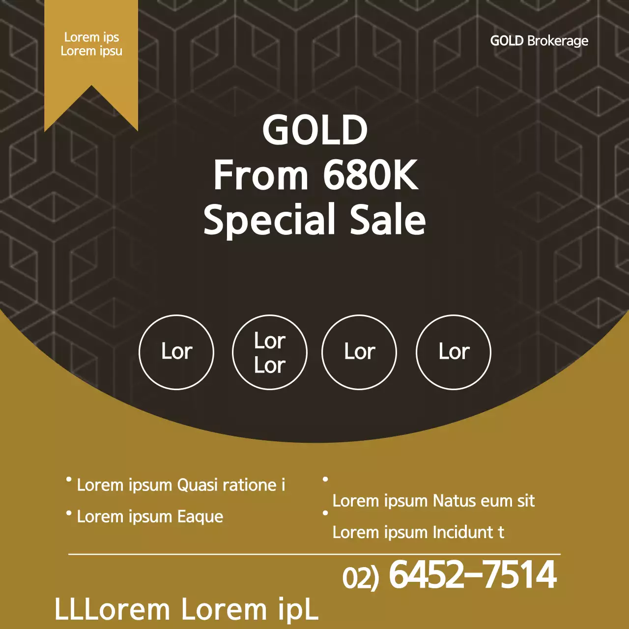 Biểu ngữ khuyến mại bán hàng hiện đại màu vàng