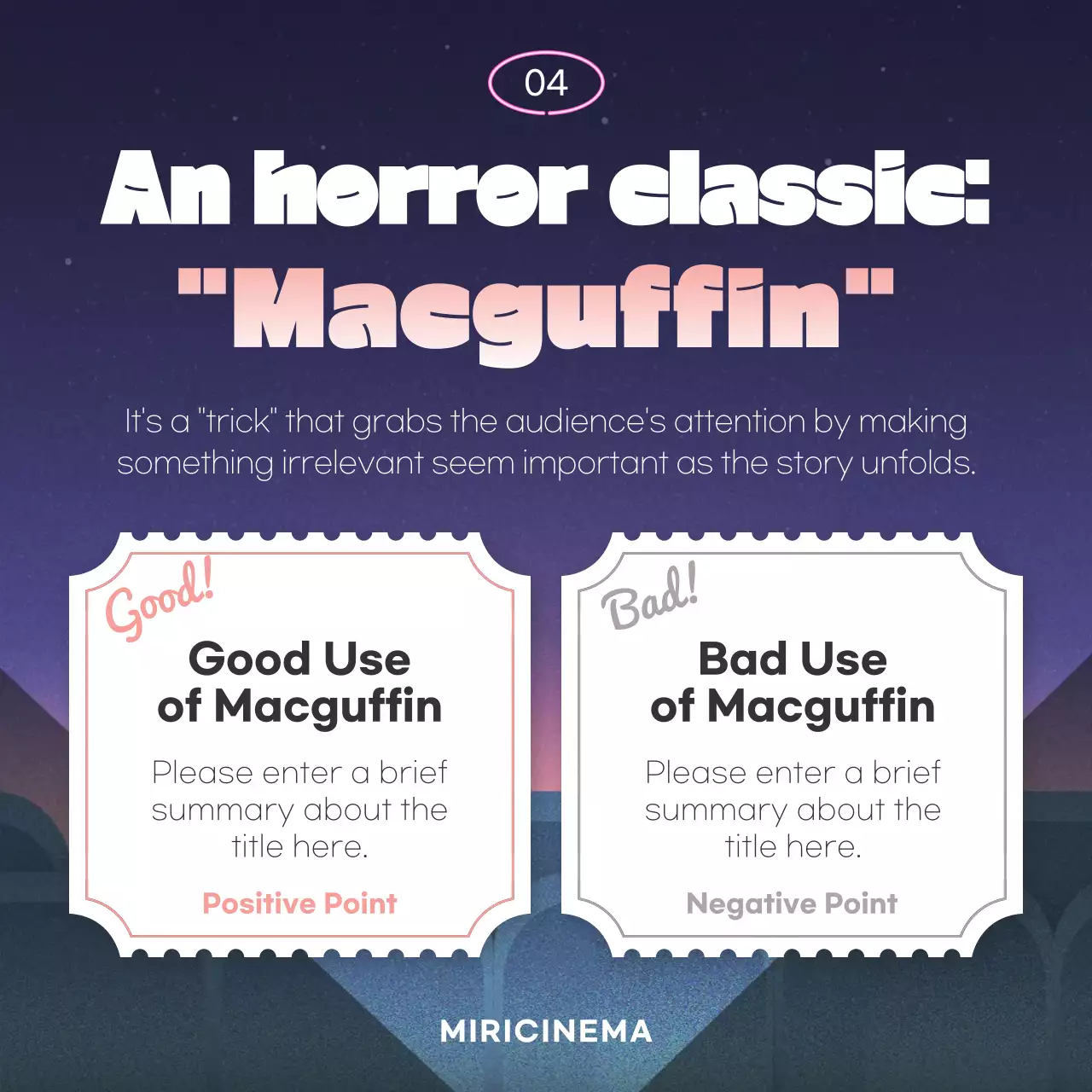 purple screen interesting movie terminology classroom