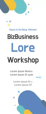 Gaya yang bersih dan imut dengan warna biru muda dan hitam Informasi tentang paruh kedua lokakarya