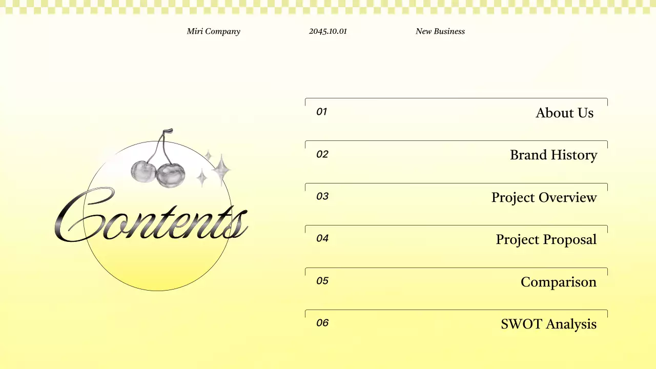 Yellow Elegant Business Presentation