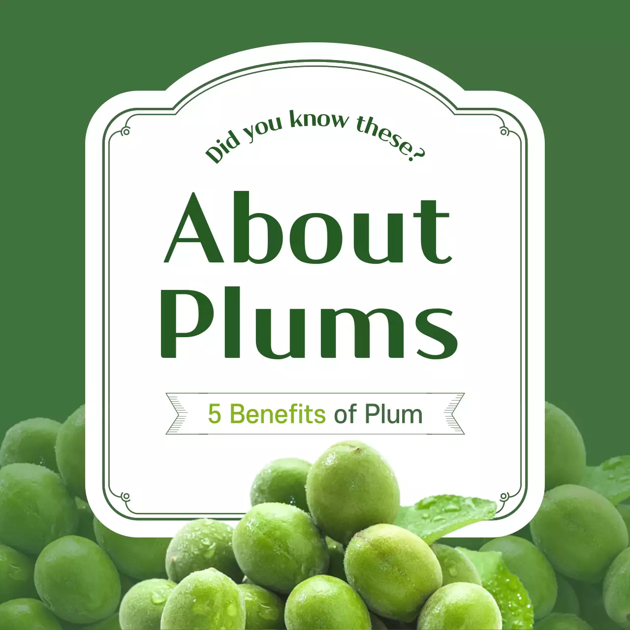 Green Simple Nutrition Guide Instagram Carousel