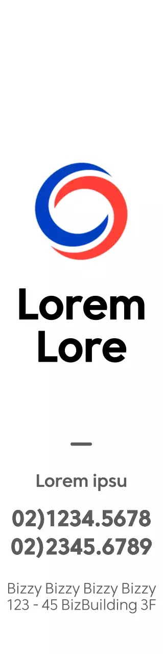 Gaya logo simbol sederhana dengan warna merah dan biru untuk tujuan informasi dan promosi untuk perusahaan akuntansi