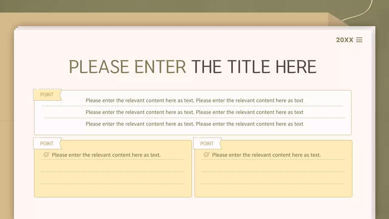 Beige Minimal Template Presentation