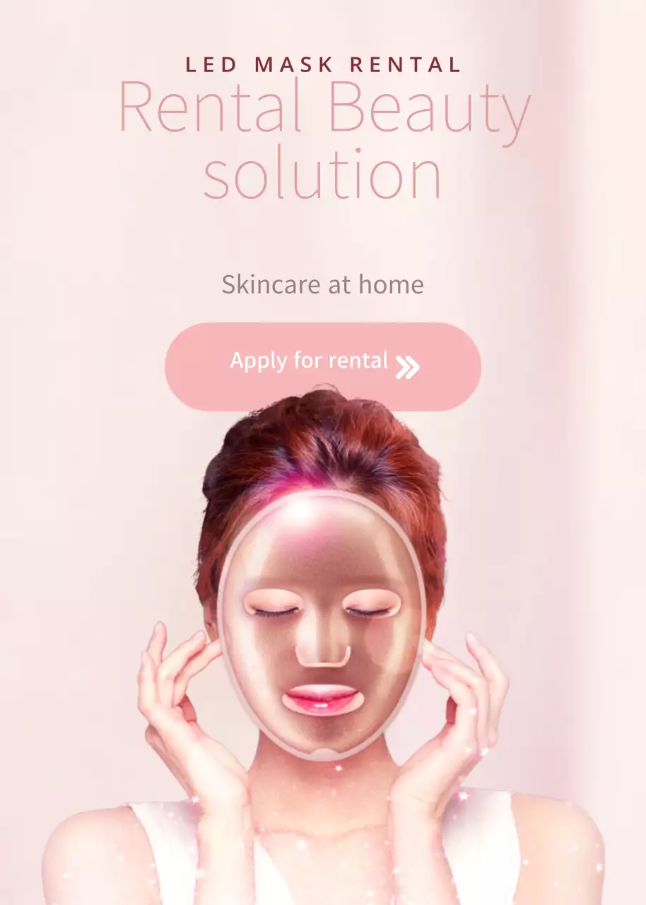 Pink Modern Beauty Promotion Poster