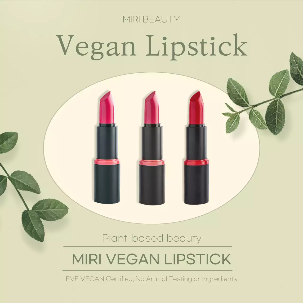 Green Modern Beauty Promotion Instagram Post