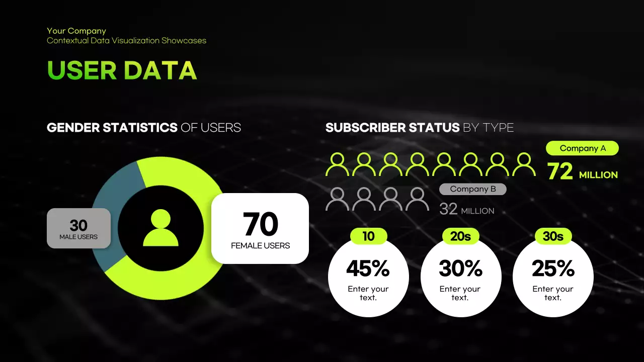 Black Modern Data Report Presentation