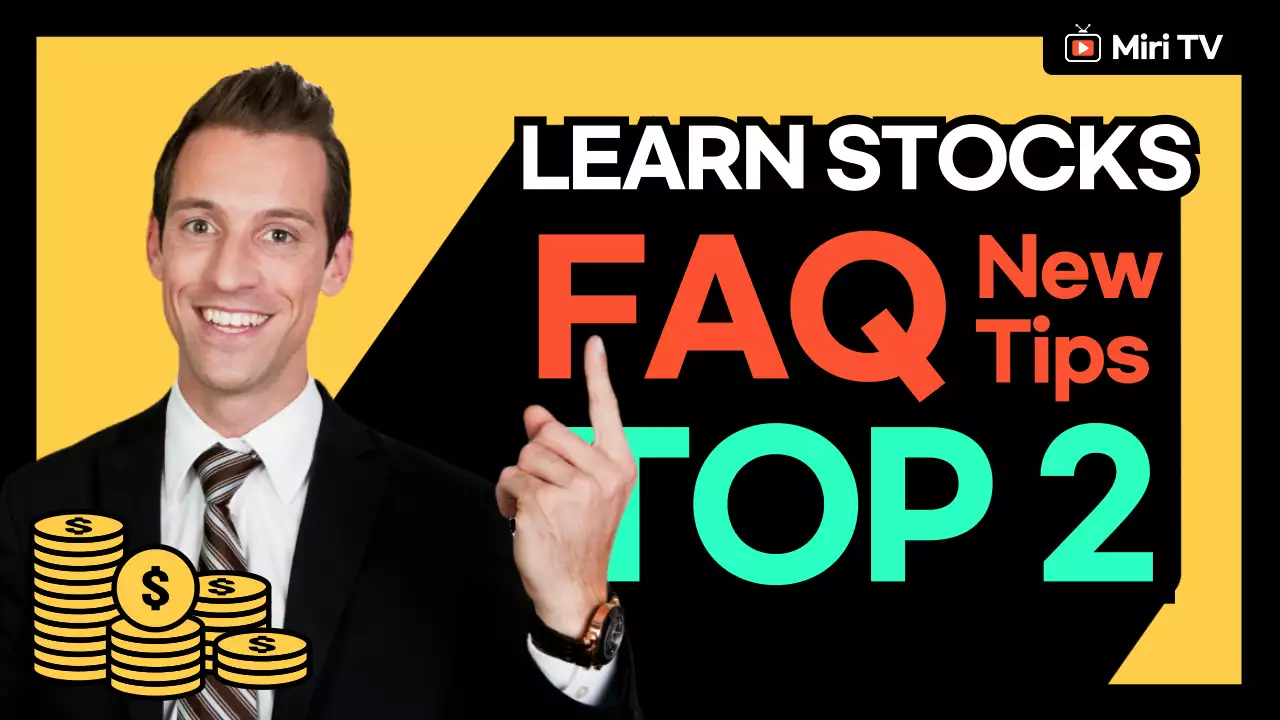 Yellow Modern Stocks Guide YouTube Thumbnail