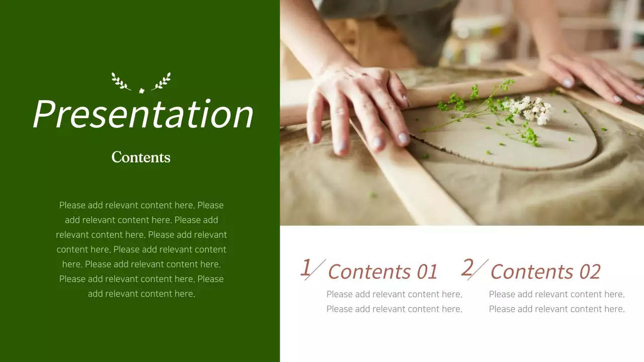 Green Minimal Guide Presentation