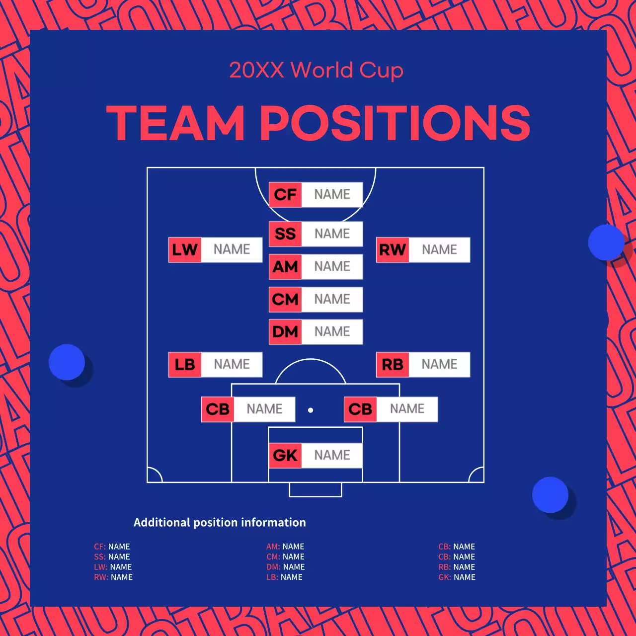 Guia de futebol moderno vermelho Postagem de mídia social