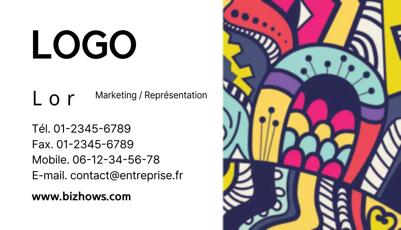 Cartes de visite d'entreprise