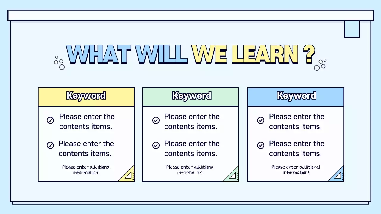 Blue Simple Learning Guide Infographic